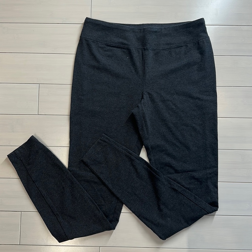 Eddie Bauer Womens Leggings Medium-Weight Charcoal Gray Size Tall Medium